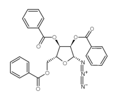 7408-41-5 ,2,3,5-三苯甲酰基-beta-D-呋喃核糖-1-疊氮化物, CAS:7408-41-5