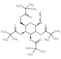 147948-52-5,  2,3,4,6-四-O-叔戊酰基-β-D-異硫氰酸吡喃半乳糖酯,CAS:147948-52-5