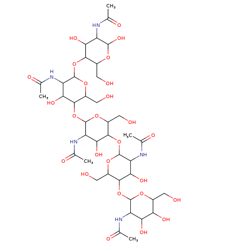 36467-68-2, 五乙?；鶜の逄? N,N',N'',N''',N''''-Pentaacetyl chitopentaose, CAS:36467-68-2