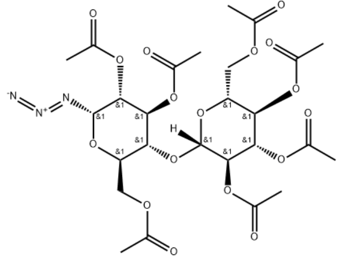 133321-47-8, 七乙酰基-1-脫氧-1-疊氮-alpha-D-纖維二糖, CAS:133321-47-8