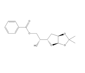 20720-46-1  , 6-苯甲酰基-3-脫氧-1,2-O-異丙叉-α-D-核己呋喃糖, CAS:20720-46-1