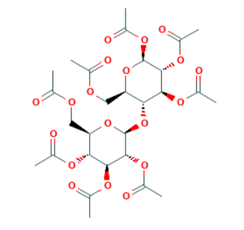 3616-19-1 , 八乙酰纖維二糖 , D-Cellobiose octaacetate, Cas:3616-19-1