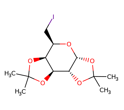 4026-28-2 , 6-脫氧-6-碘-1,2:3,4-O-二異丙叉-a-D-吡喃半乳糖, CAS:4026-28-2